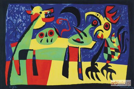 MIRÓ Joan | Chien aboyant a la lune (Pies szczekający na księżyc), 1952