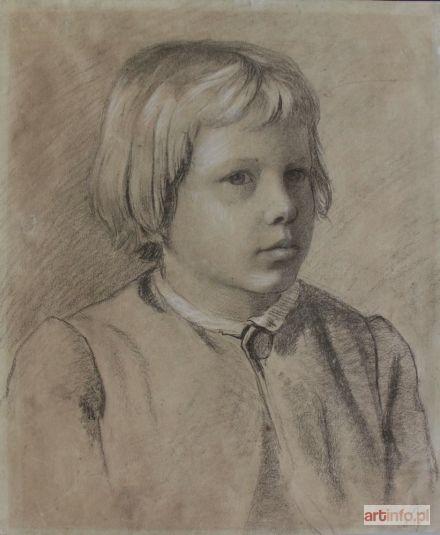 KOZAKIEWICZ Antoni | Portret chłopca (1867)