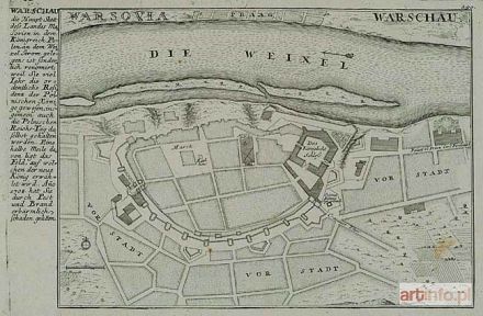 BODENEHR Gabriel | PLAN WARSZAWY, 1710-1720