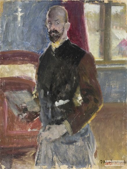 MALCZEWSKI Jacek | Autoportret z paletą, ok. 1910