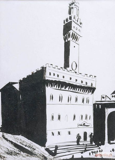 BRZESKI Janusz Maria | Florencja - Palazzo Vecchio, 1932