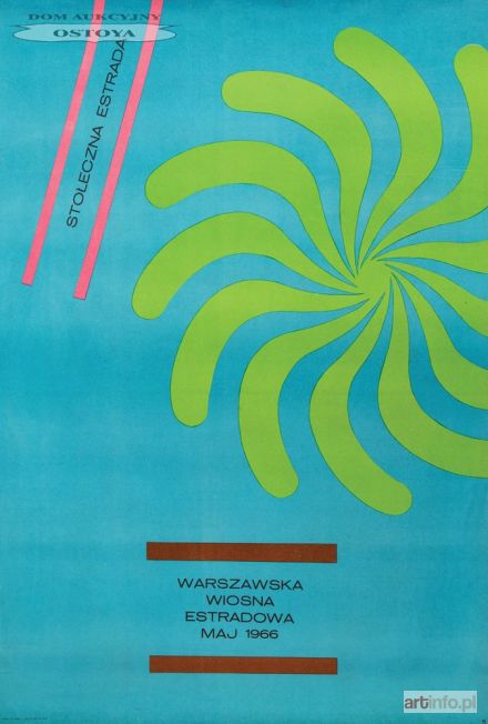 MŁODOŻENIEC Jan | Plakat WARSZAWSKA WIOSNA ESTRADOWA, 1966