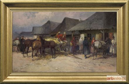 SETKOWICZ Adam | PRZED KARCZMĄ, ok. 1912