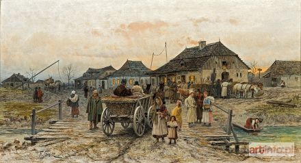 STREITT Franciszek | W MAŁYM MIASTECZKU, przed 1888