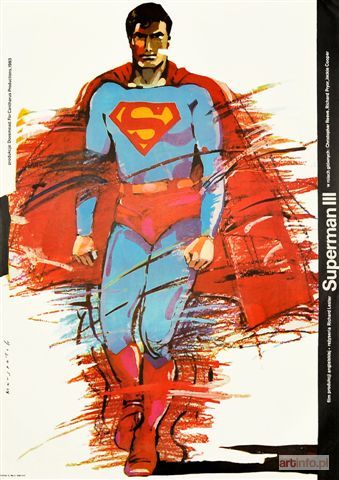 MARSZAŁEK Grzegorz | Superman III, 1985 r., plakat filmowy