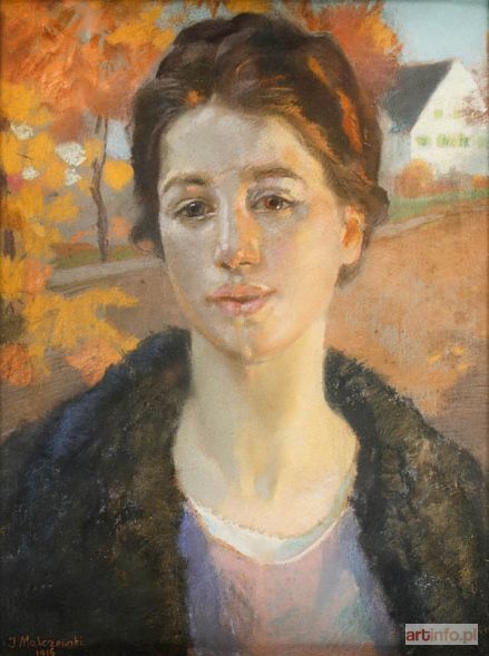 MALCZEWSKI Jacek | Portret w jesiennym słońcu, 1916