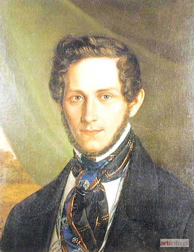 MALARZ nieokreślony | PORTRET MŁODEGO MĘŻCZYZNY, ok. 1830-40