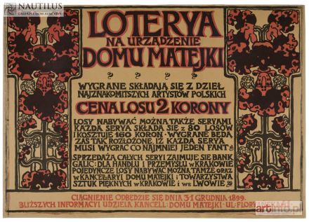 MEHOFFER Józef | Loterya na urządzenie Domu Matejki, 1899