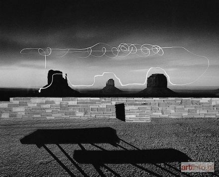 WIETESKA Wojtek | Native American Drawing. Monument Valley from the Far West series