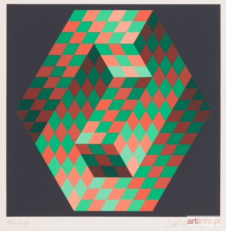 VASARELY Victor | Kompozycja nr 3, 1989 r.