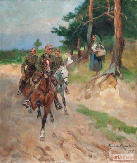 KOSSAK Wojciech | PATROL, 1927 R.