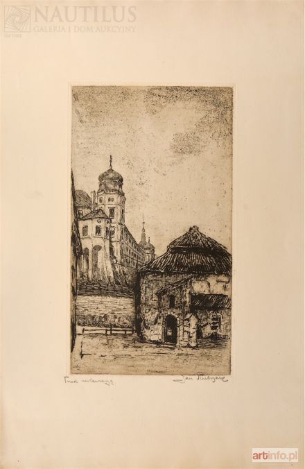 RUBCZAK Jan (Dubczak) | Kraków. Wawel od strony kościoła św. Idziego, ok. 1907