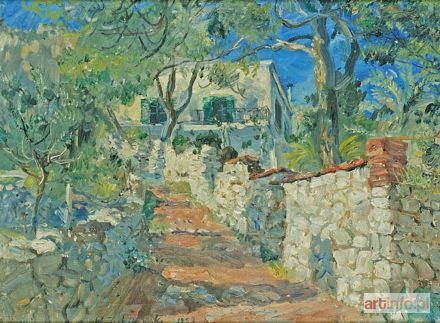 ZAKRZEWSKI Włodzimierz | WILLA MAKSYMA GORKIEGO NA CAPRI, 1958