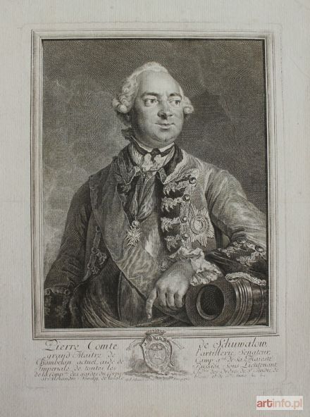 SCHMIDT Friedrich Georg | Pierre Comte de Schuwalow (1760)