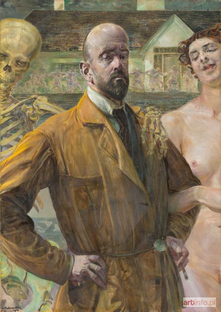 MALCZEWSKI Jacek | AUTOPORTRET - ŻYCIE I ŚMIERĆ, 1916