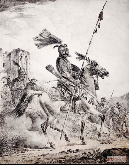 ORŁOWSKI Aleksander | Dowódca Kurdów na koniu, 1819 r.