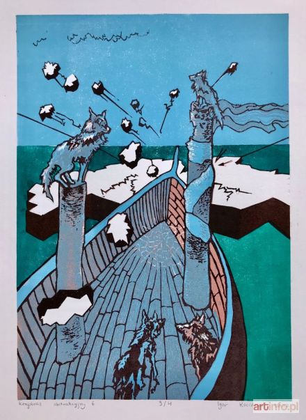 KOCIŃSKI Igor | Krajobraz abstrakcyjny 6 (2017)