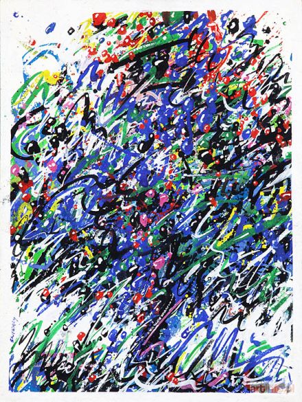 ŚWIERZY Waldemar | Projekt plakatu KAW, 1984 r.