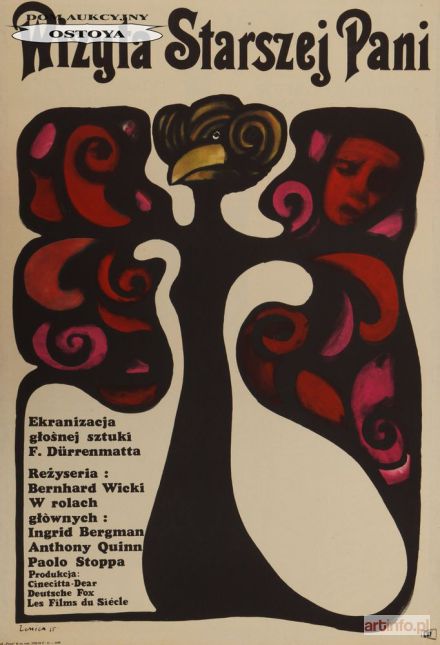 LENICA Jan | Plakat do filmu WIZYTA STARSZEJ PANI, 1965