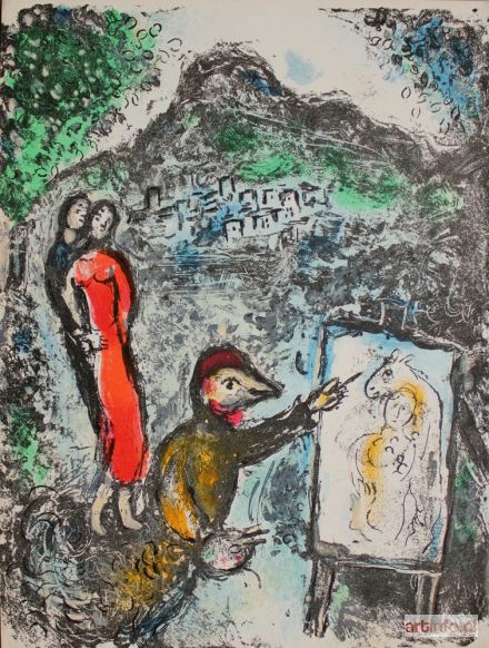 CHAGALL Marc | Devant St-Jeannet, Avril 1972